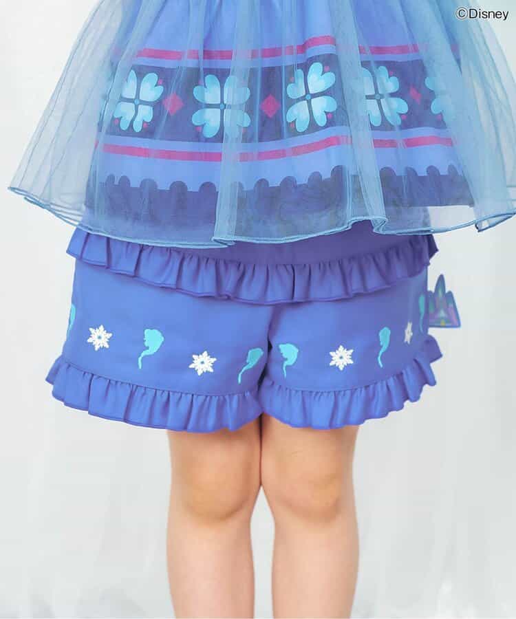 日本童裝 apres les cours x Disney Frozen 花邊短褲 80-140cm 女童款 夏季 PANTS