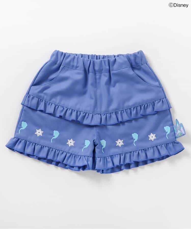 日本童裝 apres les cours x Disney Frozen 花邊短褲 80-140cm 女童款 夏季 PANTS