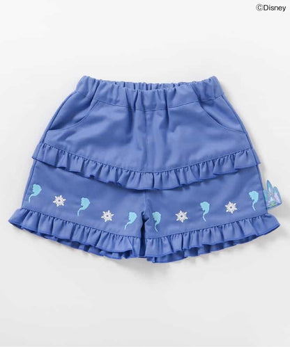日本童裝 apres les cours x Disney Frozen 花邊短褲 80-140cm 女童款 夏季 PANTS
