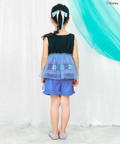 日本童裝 apres les cours x Disney Frozen 花邊短褲 80-140cm 女童款 夏季 PANTS