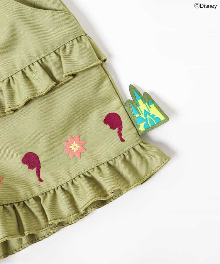 日本童裝 apres les cours x Disney Frozen 花邊短褲 80-140cm 女童款 夏季 PANTS
