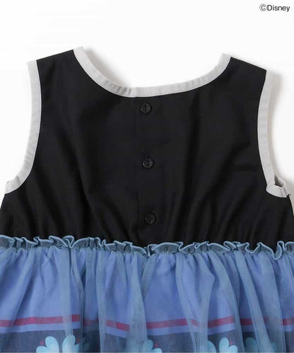 日本童裝 apres les cours x Disney Frozen 薄紗拼接背心 80-140cm 女童款 夏季 TOPS