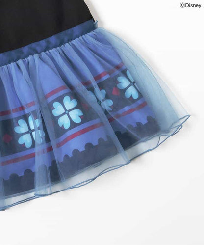 日本童裝 apres les cours x Disney Frozen 薄紗拼接背心 80-140cm 女童款 夏季 TOPS