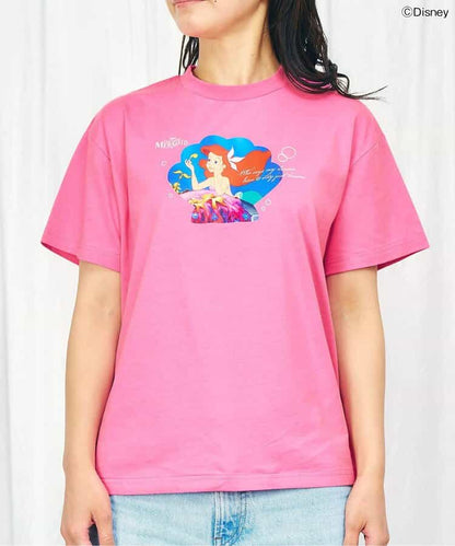 日本童裝 apres les cours x Disney Frozen/公主 親子裝 印花上衣 M 大人款 夏季 TOPS