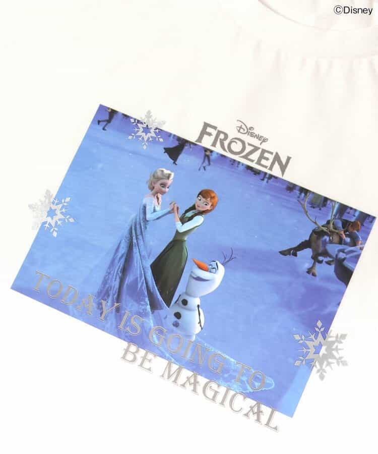 日本童裝 apres les cours x Disney Frozen/公主 親子裝 印花上衣 M 大人款 夏季 TOPS