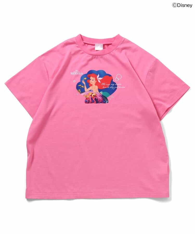 日本童裝 apres les cours x Disney Frozen/公主 親子裝 印花上衣 M 大人款 夏季 TOPS