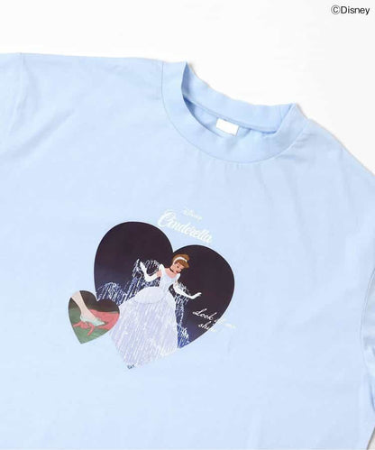 日本童裝 apres les cours x Disney Frozen/公主 親子裝 印花上衣 M 大人款 夏季 TOPS