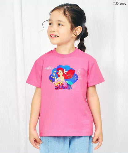 日本童裝 apres les cours x Disney Frozen/公主 親子裝 印花上衣 80-140cm 女童款 夏季 TOPS