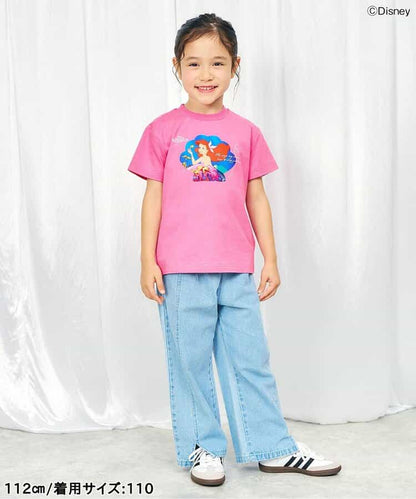 日本童裝 apres les cours x Disney Frozen/公主 親子裝 印花上衣 80-140cm 女童款 夏季 TOPS