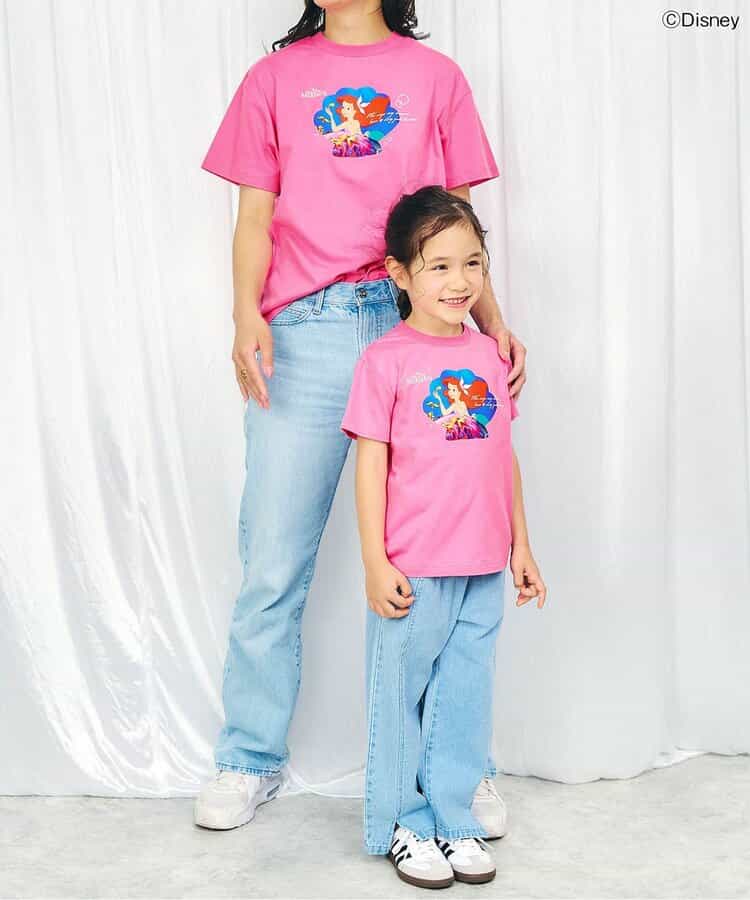 日本童裝 apres les cours x Disney Frozen/公主 親子裝 印花上衣 80-140cm 女童款 夏季 TOPS