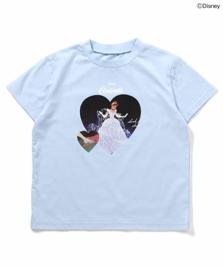 日本童裝 apres les cours x Disney Frozen/公主 親子裝 印花上衣 80-140cm 女童款 夏季 TOPS