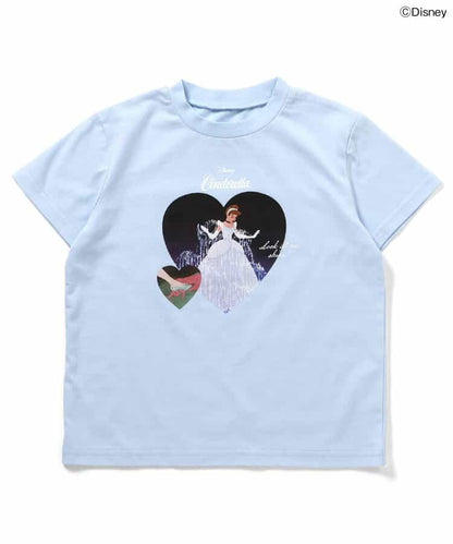 日本童裝 apres les cours x Disney Frozen/公主 親子裝 印花上衣 80-140cm 女童款 夏季 TOPS