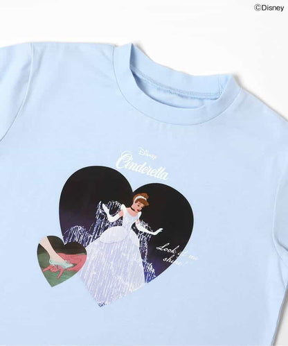 日本童裝 apres les cours x Disney Frozen/公主 親子裝 印花上衣 80-140cm 女童款 夏季 TOPS