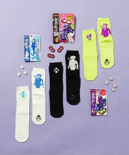 日本直送 BREEZE x UHA味覚糖 親子款 襪一對 13-27cm 襪系列