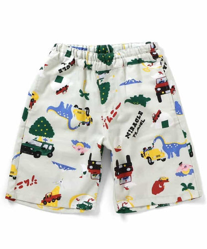 日本童裝 BREEZE x Jimny 全印花短褲 80-140cm 男童款 夏季 PANTS