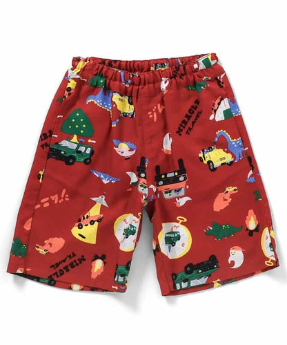 日本童裝 BREEZE x Jimny 全印花短褲 80-140cm 男童款 夏季 PANTS