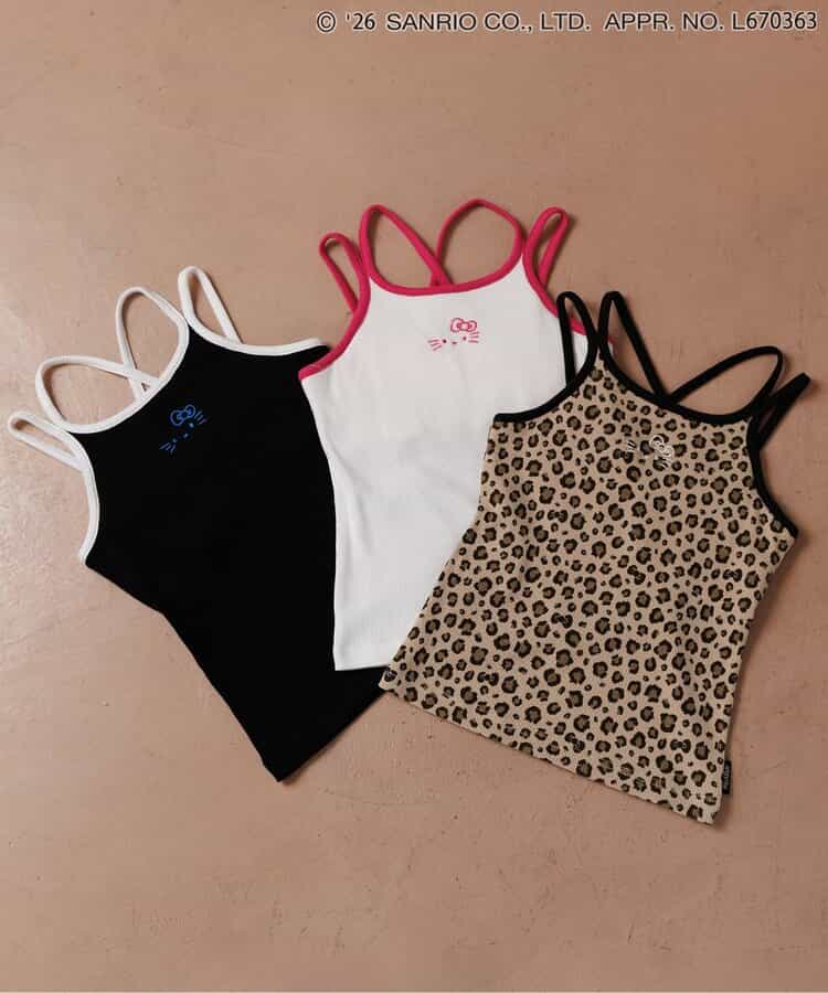日本童裝 algy x Sanrio Hello Kitty 吊帶上衣 130-160cm 女童款 夏季  TOPS  其他品牌童裝