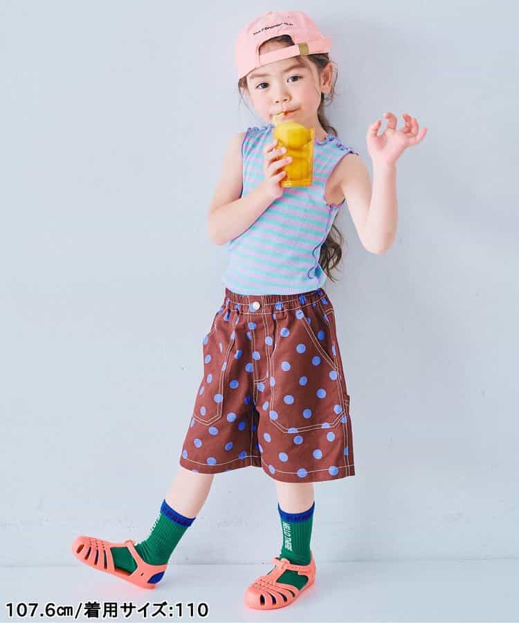 日本童裝 p.premier 印花斜紋布工裝短褲 80-140cm 男童款/女童款 夏季  PANTS