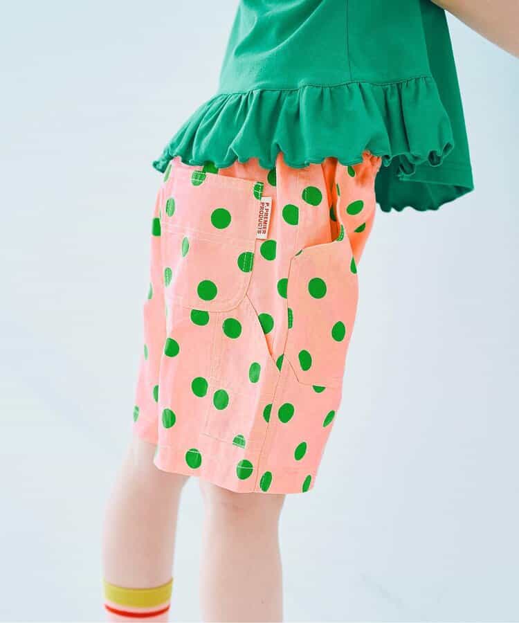 日本童裝 p.premier 印花斜紋布工裝短褲 80-140cm 男童款/女童款 夏季  PANTS