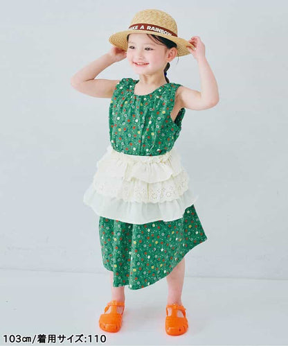 日本童裝 p.premier 精美印花連身裙 80-140cm 女童款 夏季  DRESSES