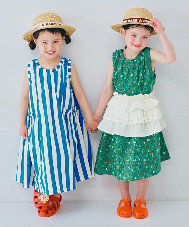 日本童裝 p.premier 精美印花連身裙 80-140cm 女童款 夏季  DRESSES