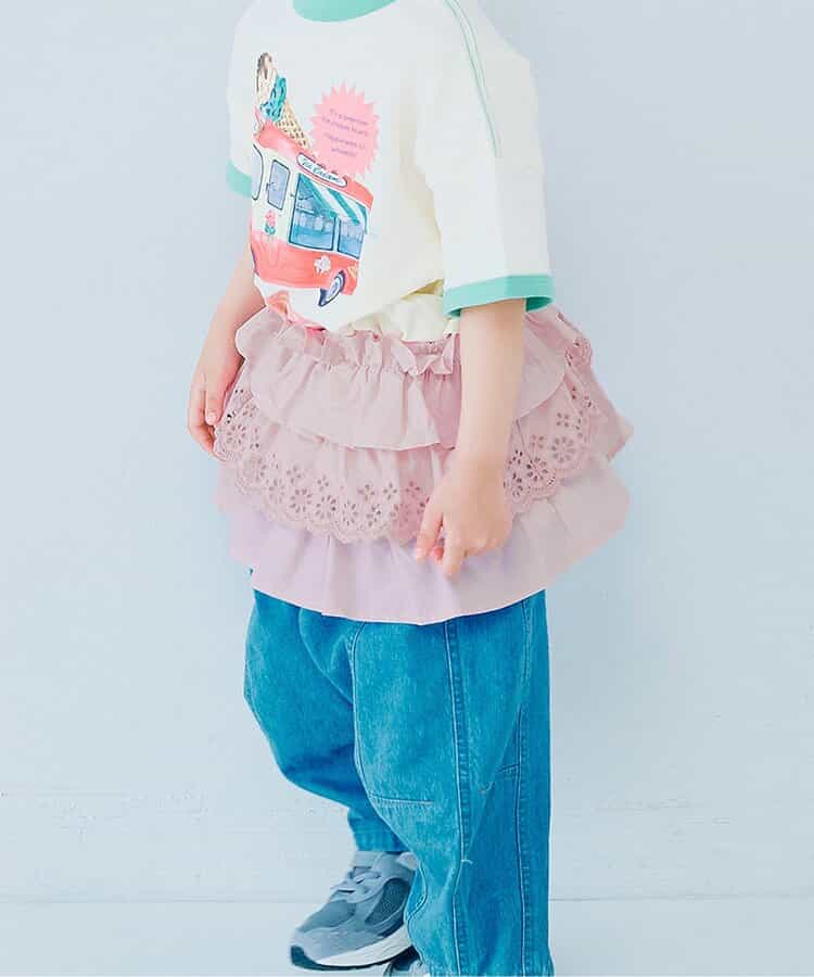 日本童裝 p.premier 荷葉邊吊帶背心/半裙 80-140cm 女童款 夏季  TOPS SKIRTS