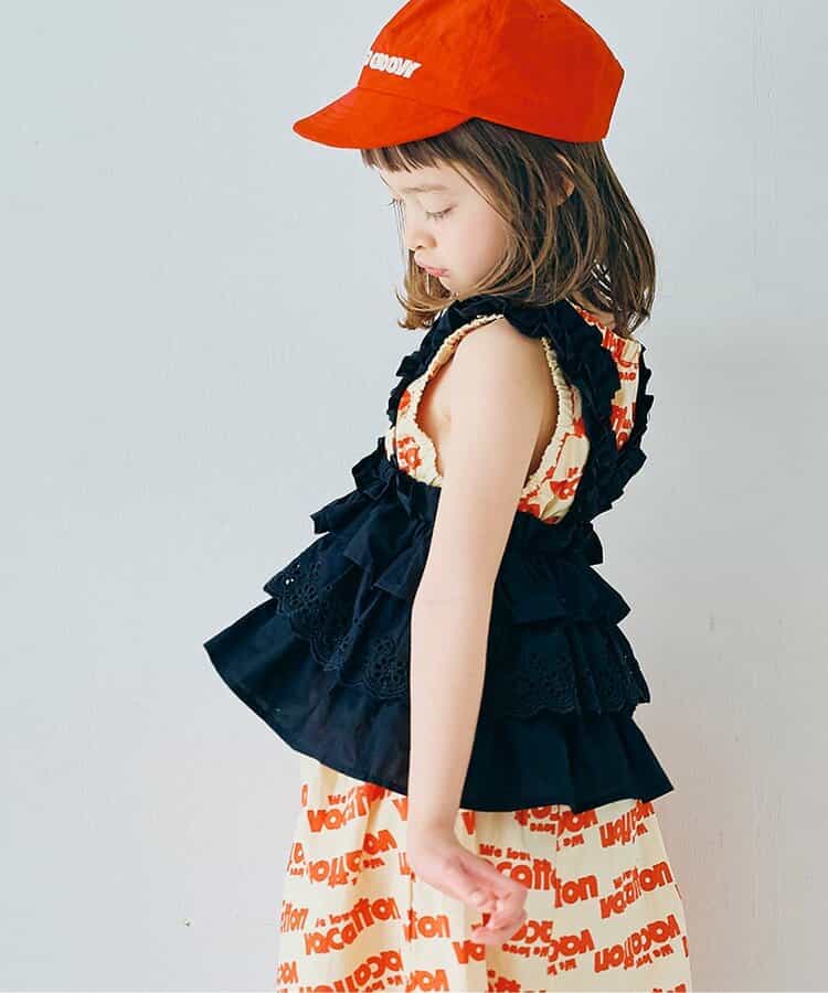 日本童裝 p.premier 荷葉邊吊帶背心/半裙 80-140cm 女童款 夏季  TOPS SKIRTS