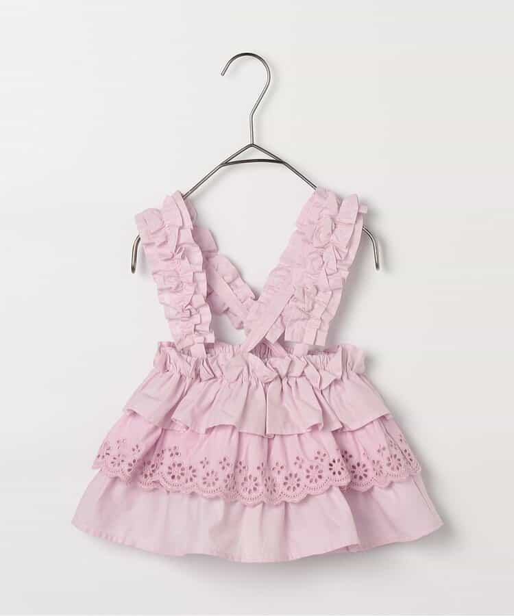 日本童裝 p.premier 荷葉邊吊帶背心/半裙 80-140cm 女童款 夏季  TOPS SKIRTS