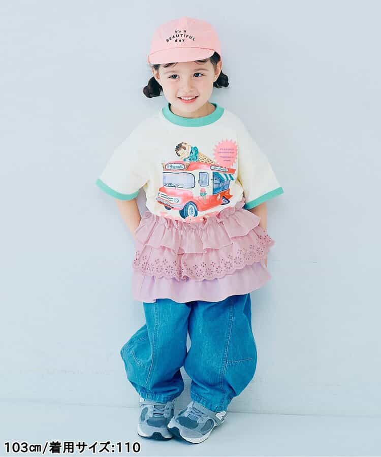 日本童裝 p.premier 荷葉邊吊帶背心/半裙 80-140cm 女童款 夏季  TOPS SKIRTS