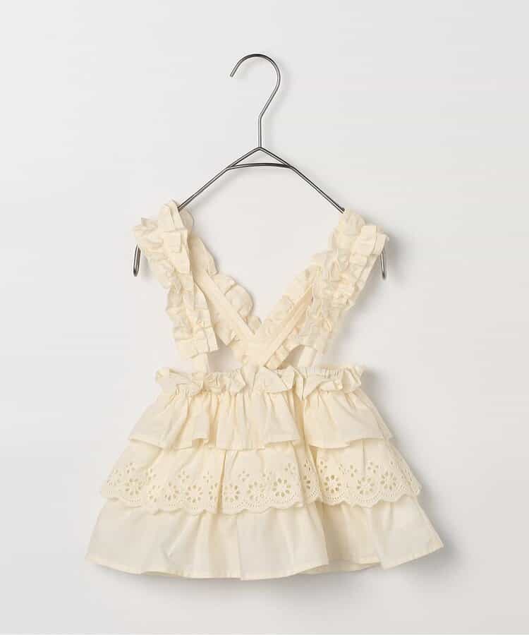 日本童裝 p.premier 荷葉邊吊帶背心/半裙 80-140cm 女童款 夏季  TOPS SKIRTS