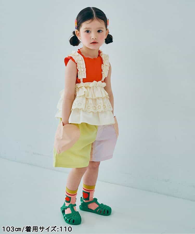 日本童裝 p.premier 荷葉邊吊帶背心/半裙 80-140cm 女童款 夏季  TOPS SKIRTS
