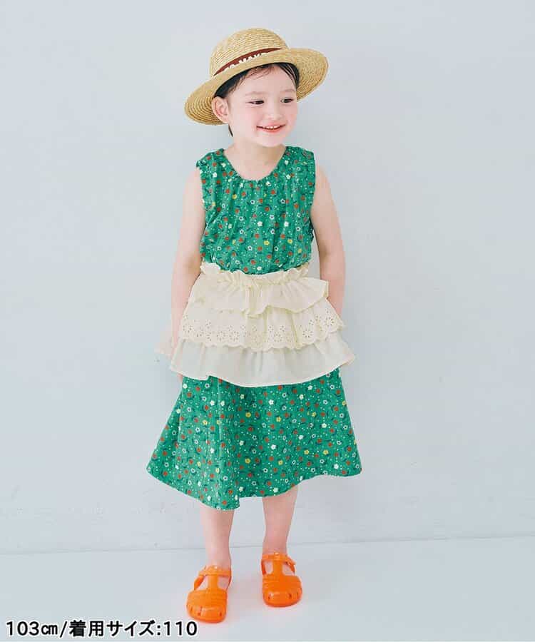 日本童裝 p.premier 荷葉邊吊帶背心/半裙 80-140cm 女童款 夏季  TOPS SKIRTS