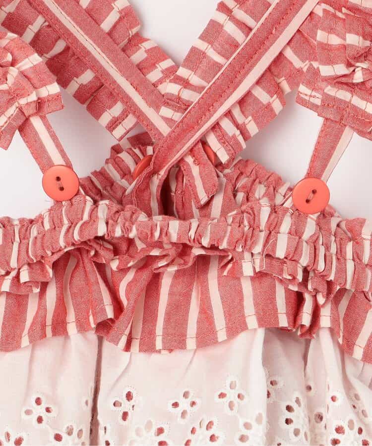 日本童裝 p.premier 荷葉邊吊帶背心/半裙 80-140cm 女童款 夏季  TOPS SKIRTS
