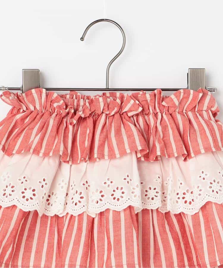 日本童裝 p.premier 荷葉邊吊帶背心/半裙 80-140cm 女童款 夏季  TOPS SKIRTS