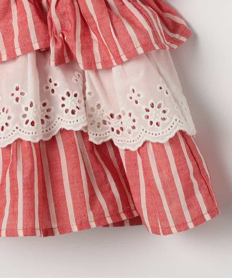 日本童裝 p.premier 荷葉邊吊帶背心/半裙 80-140cm 女童款 夏季  TOPS SKIRTS