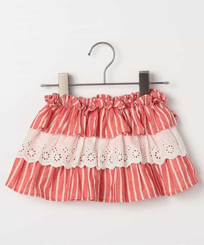 日本童裝 p.premier 荷葉邊吊帶背心/半裙 80-140cm 女童款 夏季  TOPS SKIRTS