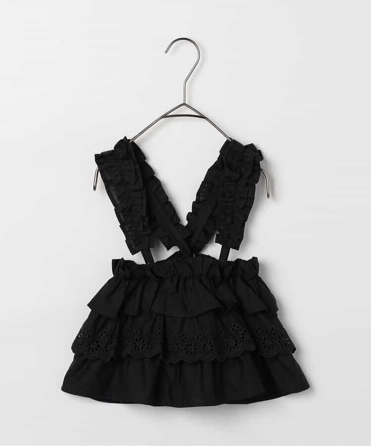 日本童裝 p.premier 荷葉邊吊帶背心/半裙 80-140cm 女童款 夏季  TOPS SKIRTS