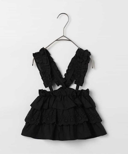 日本童裝 p.premier 荷葉邊吊帶背心/半裙 80-140cm 女童款 夏季  TOPS SKIRTS