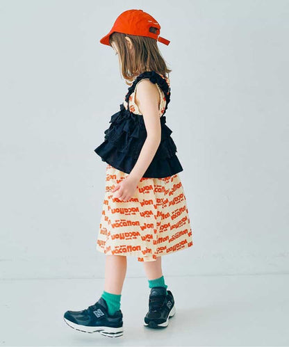 日本童裝 p.premier 荷葉邊吊帶背心/半裙 80-140cm 女童款 夏季  TOPS SKIRTS