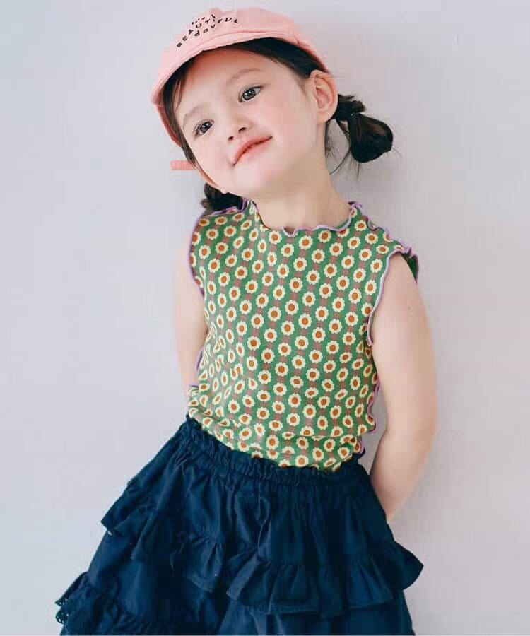 日本童裝 p.premier 木耳邊背心 80-140cm 女童款 夏季  TOPS