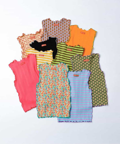 日本童裝 p.premier 木耳邊背心 80-140cm 女童款 夏季  TOPS