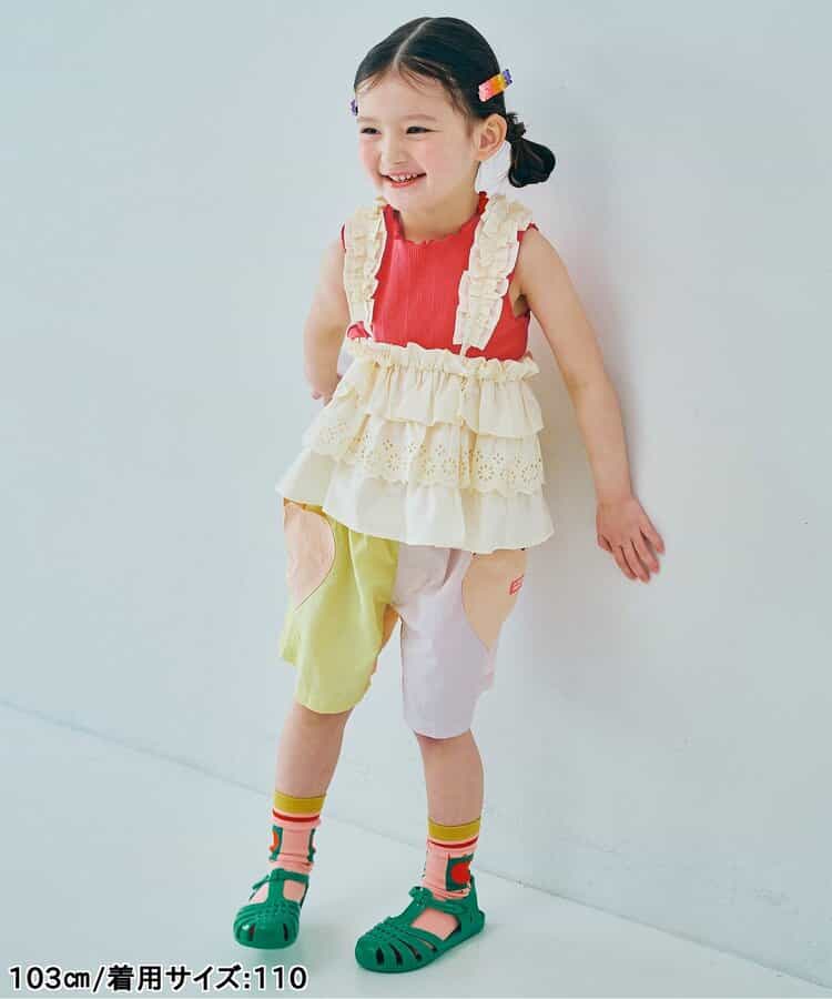 日本童裝 p.premier 木耳邊背心 80-140cm 女童款 夏季  TOPS