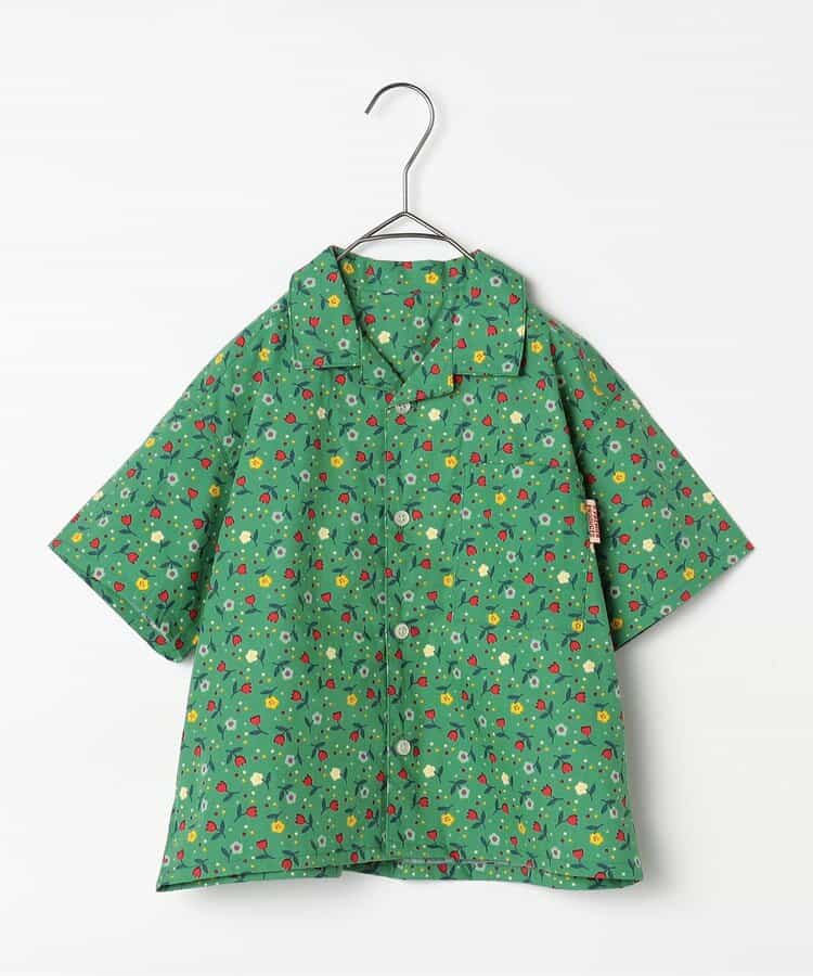 日本童裝 p.premier 全印花襯衫 80-140cm 男童款 夏季  TOPS