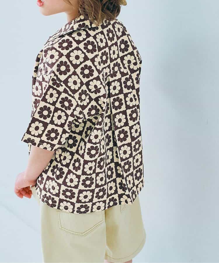 日本童裝 p.premier 全印花襯衫 80-140cm 男童款 夏季  TOPS
