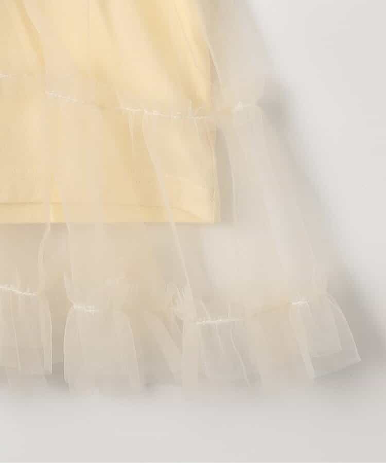 日本童裝 p.premier 彩虹字母拼接薄紗上衣 80-140cm 女童款 夏季  TOPS