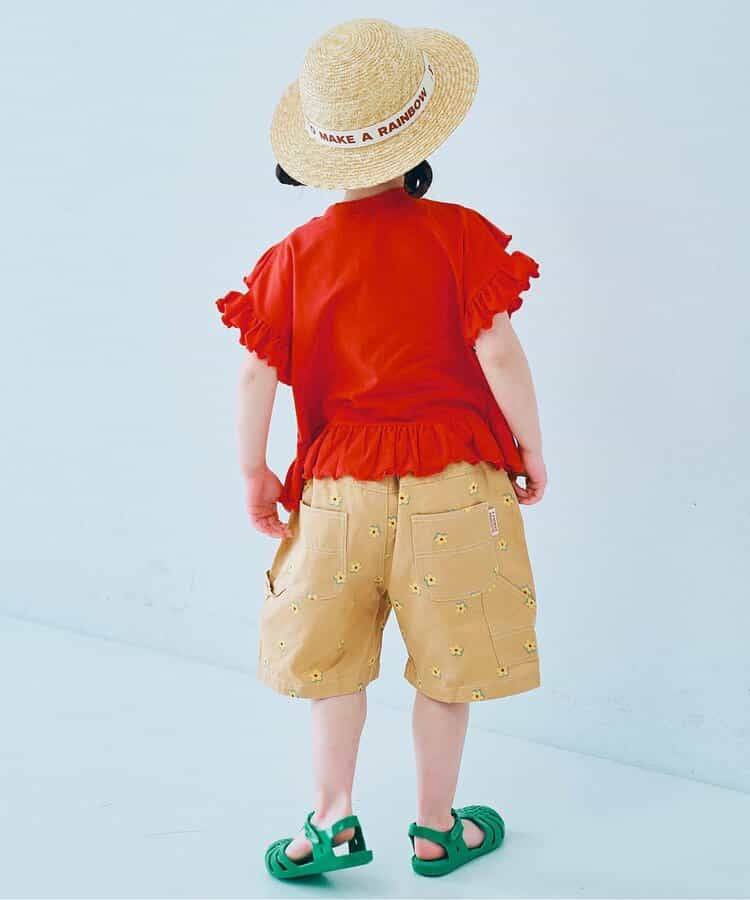 日本童裝 p.premier 彈性荷葉邊寬鬆上衣 80-140cm 女童款 夏季  TOPS
