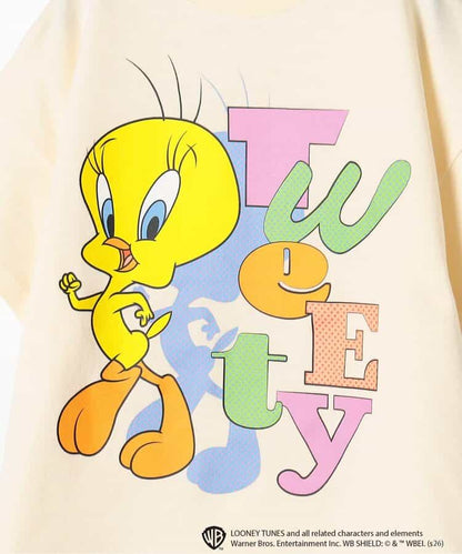 日本童裝 p.premier TWEETY BIG印花上衣 80-140cm 男童款/女童款  夏季 TOPS