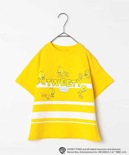 日本童裝 p.premier TWEETY BIG印花上衣 80-140cm 男童款/女童款  夏季 TOPS