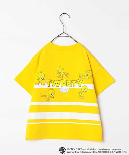 日本童裝 p.premier TWEETY BIG印花上衣 80-140cm 男童款/女童款  夏季 TOPS