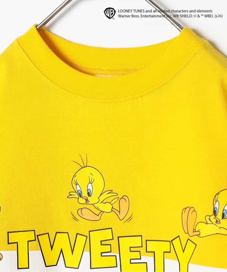 日本童裝 p.premier TWEETY BIG印花上衣 80-140cm 男童款/女童款  夏季 TOPS
